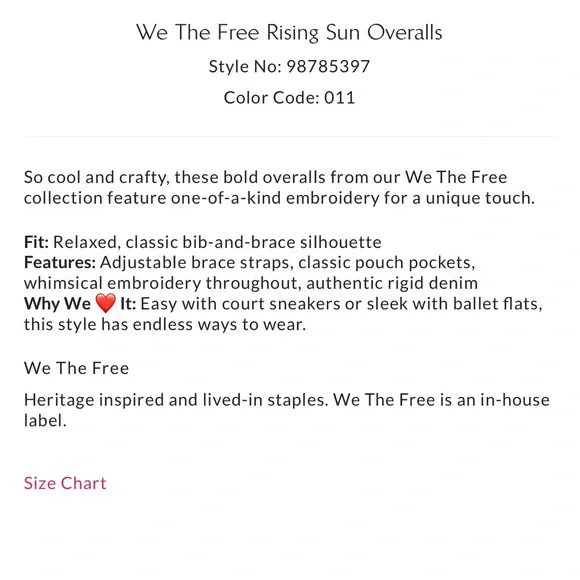 Free People We the Free Rising Sun Embroidered Overalls in Solar Ecru - Picture 5 of 10